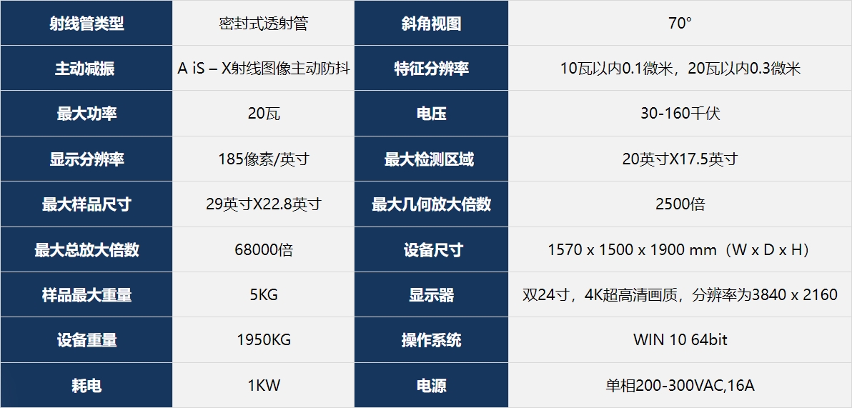 Dage Q7 X光检查机参数.png Dage Q7 X光检查机参数.png