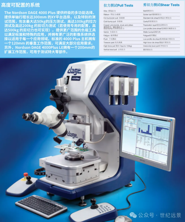 Nordson DAGE 4000Plus 推拉力测试机租赁 Nordson DAGE 4000Plus 推拉力测试机租赁