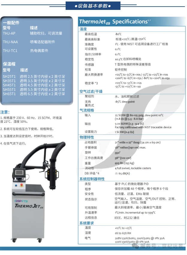 SP SCIENTIFIC THERMOJET - ES 精密温控系统租售 SP SCIENTIFIC THERMOJET - ES 精密温控系统租售