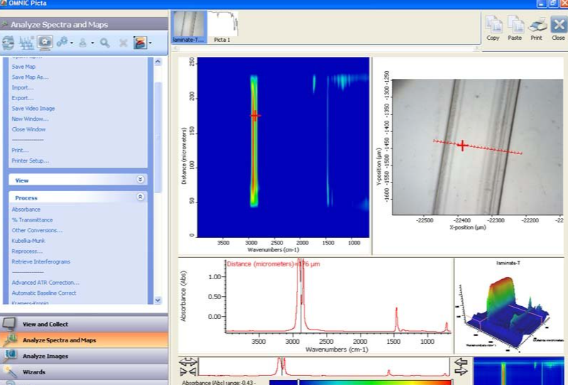 赛默飞Nicolet iN10红外光谱仪检测画面